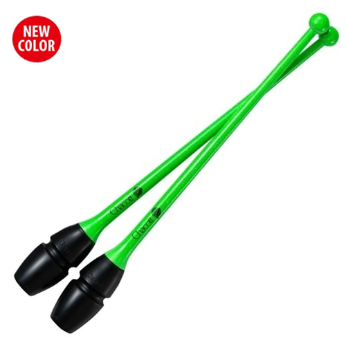Hi-grip Connectable Rubber Clubs CHACOTT (455 mm) col. 133. Yellow Green, FIG Approved
