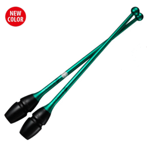 Hi-grip Connectable Rubber Clubs CHACOTT (410 mm) col. 137. Emerald Green, FIG Approved