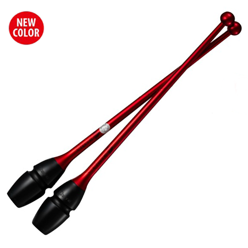 Hi-grip Connectable Rubber Clubs CHACOTT (455 mm) col. 158. Garnet, FIG Approved