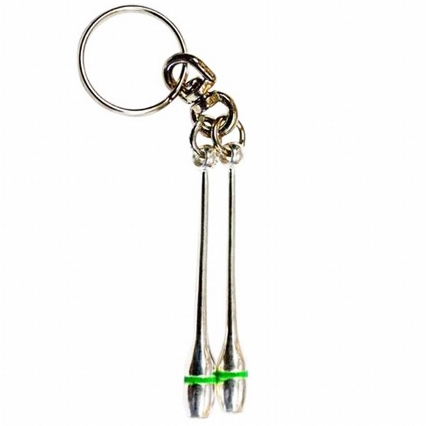 Keychain PASTORELLI "Mini clubs" Metallic Silver Green