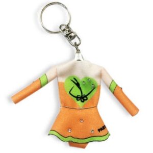 Keychain PASTORELLI "Mini Leotard" Funny (Orange-Green)