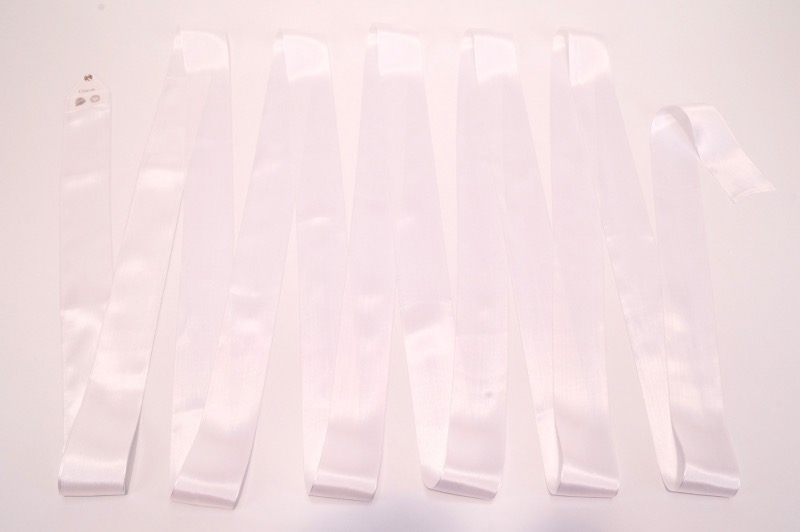 Ribbon CHACOTT (col. 000 White) 6m, Rayon, FIG Approved