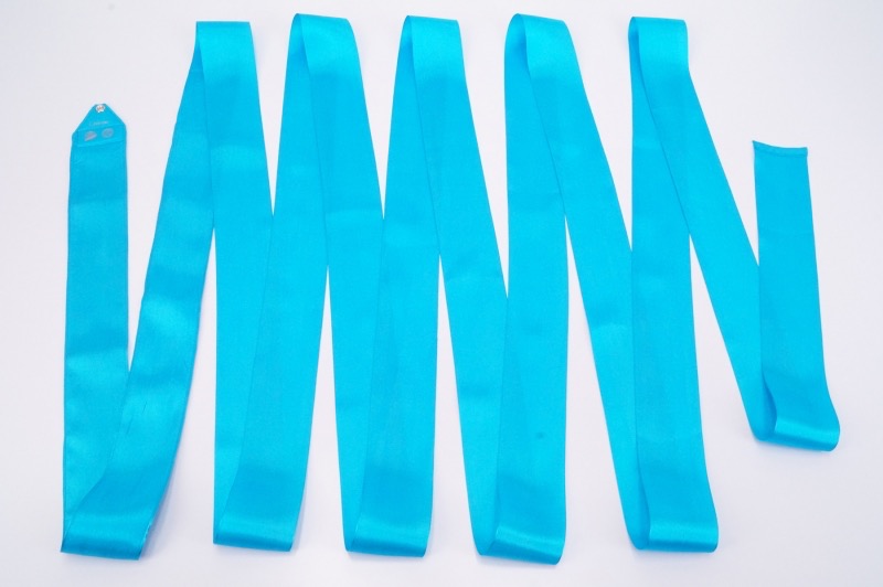 Ribbon CHACOTT (col. 023 Aqua Blue) 6m, Rayon, FIG Approved