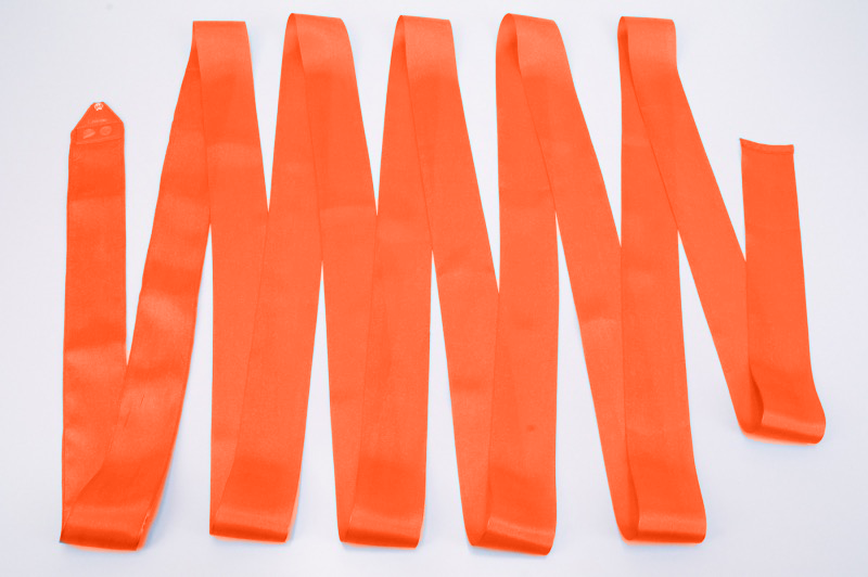 Ribbon CHACOTT (col. 083. Orange) 5m, Rayon, FIG Approved
