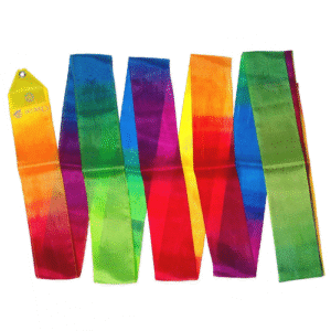 Ribbon Gradation CHACOTT (col. 796 Rainbow) 6m, Rayon, FIG Approved