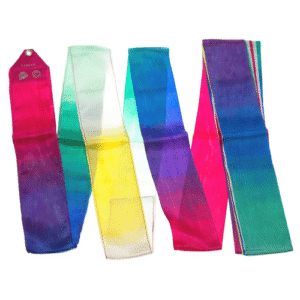 Ribbon Gradation CHACOTT (col. 750 Coral) 6m, Rayon, FIG Approved