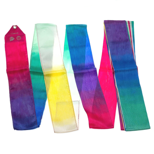 Ribbon Gradation CHACOTT (col. 750 Coral) 6m, Rayon, FIG Approved