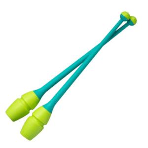 Connectable Rubber Clubs CHACOTT (365 mm) col. 334. Yellow - Peppermint Green