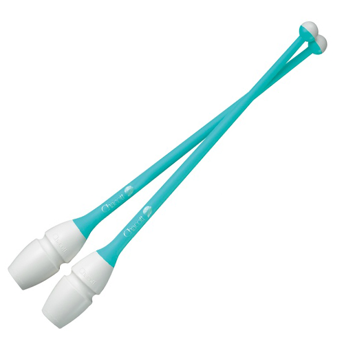 Connectable Rubber Clubs CHACOTT (410 mm) col. 034 White - Peppermint Green, FIG Approved