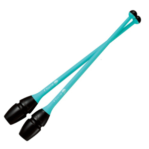 Connectable Rubber Clubs CHACOTT (410 mm) col. 134 Black - Peppermint Green, FIG Approved