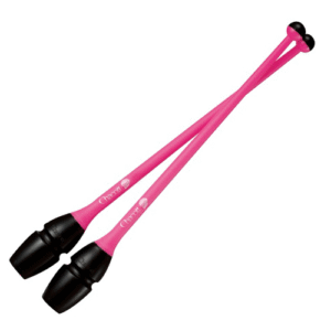 Connectable Rubber Clubs CHACOTT (455 mm) col. 143 Black x Pink, FIG Approved