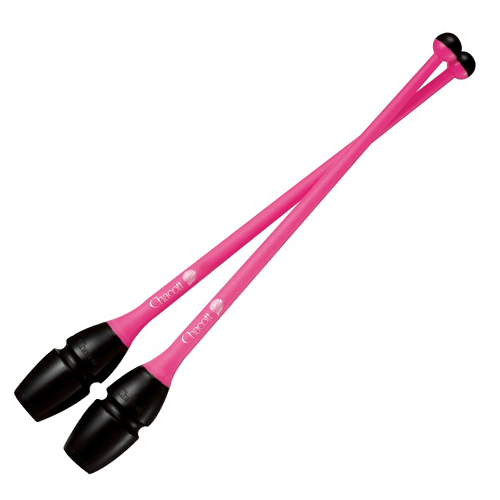 Connectable Rubber Clubs CHACOTT (455 mm) col. 143 Black x Pink, FIG Approved