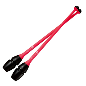 Connectable Rubber Clubs CHACOTT (410 mm) col. 150 Black - Light Orange, FIG Approved