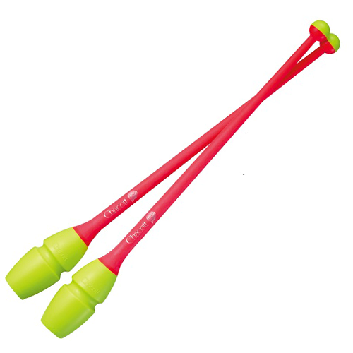 Connectable Rubber Clubs CHACOTT (455 mm) col. 350. Yellow x Lt. Orange, FIG Approved