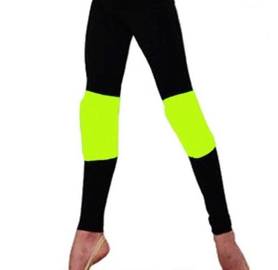 Pair of knee pads L Fluo Yellow FUNNY
