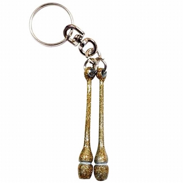 Брелок PASTORELLI "Мини-булавы" Glitter (Золотой)