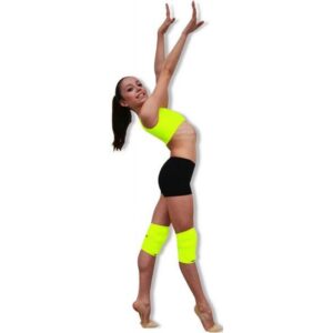 Пара наколенников размер S, Жёлтый Флуоресцентный FUNNY