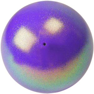 PASTORELLI Gym Ball HV Glitter 16 cm Violet