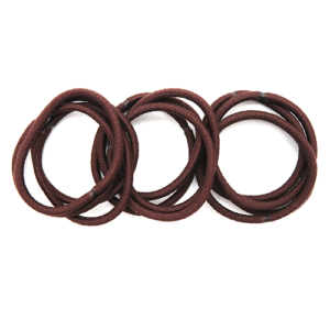 Hair bands, brown color