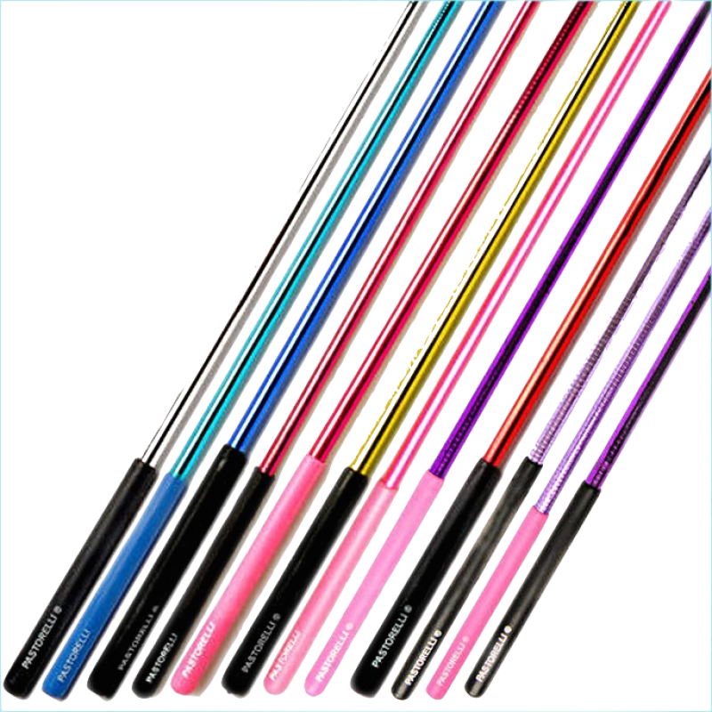 Lentes kociņš PASTORELLI MIRROR Fluo Dzeltens ar melnu rokturi 59,50 cm