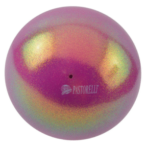 PASTORELLI New Generation Glitter Gym Ball HIGH VISION - King-Magenta, FIG Approved