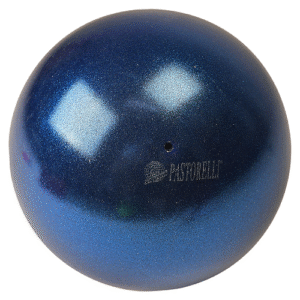 PASTORELLI New Generation Glitter Gym Ball HIGH VISION - Navy Blue, FIG Approved