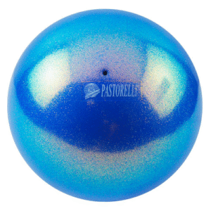 PASTORELLI New Generation Glitter Gym Ball HIGH VISION - Sapphire Blue, FIG Approved