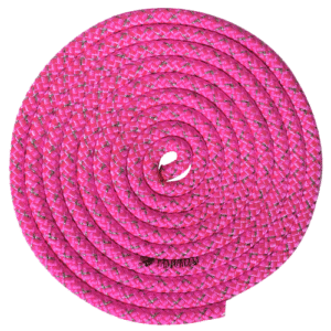 Rope PASTORELLI Metal New Orleans Fluo Pink with Silver lame threads