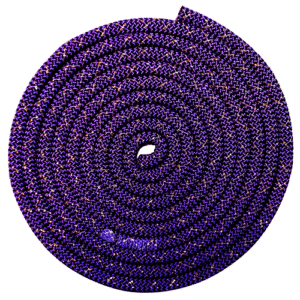 Скакалка PASTORELLI Metal New Orleans Фиолетовый с золотой вставкой