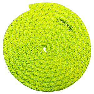 Скакалка PASTORELLI Metal New Orleans Жёлтый с серебряной вставкой