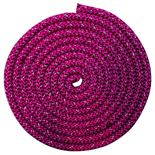 Rope PASTORELLI Metal New Orleans Dark Magenta with Silver lame threads