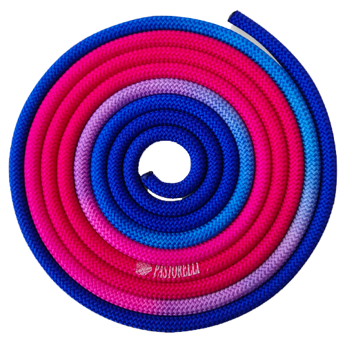 Rope Multicoloured PASTORELLI New Orleans Blue-Fuchsia-Pink, FIG Approved