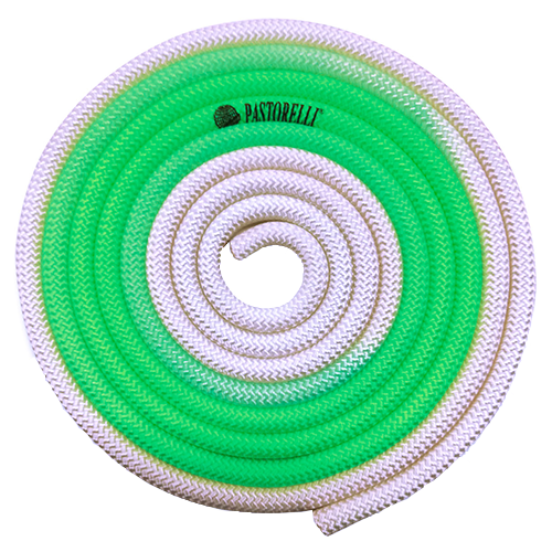Rope Multicoloured PASTORELLI New Orleans White-Green Fluo, FIG Approved
