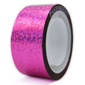 Līmlente PASTORELLI DIAMOND Metallic Fluo Rozā