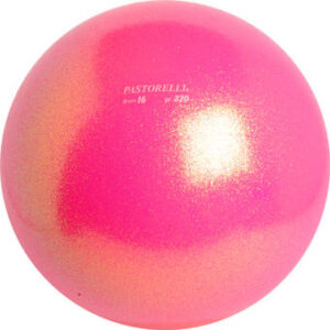 PASTORELLI Мяч HV Glitter 16 cm Розовый флуоресцентный