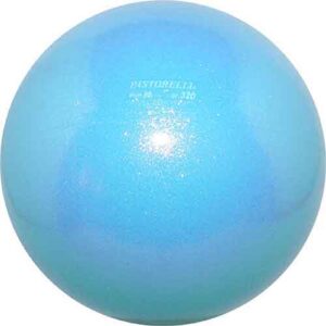 PASTORELLI Gym Ball HV Glitter 16 cm Sky Blue