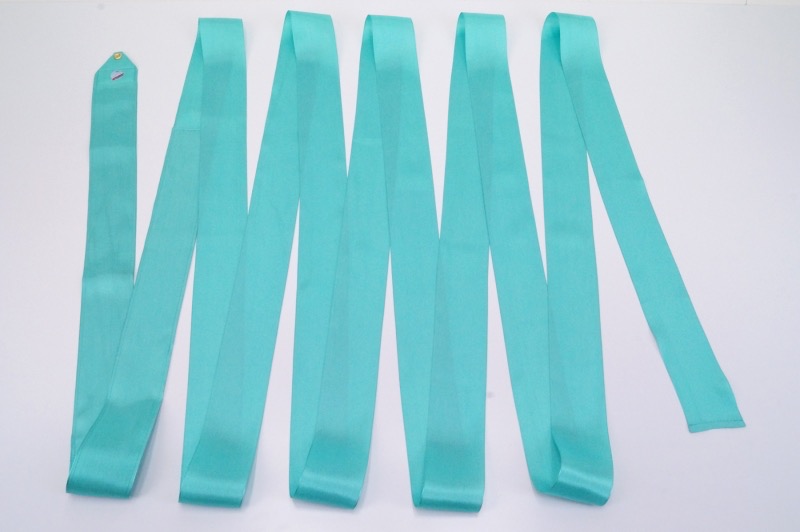 Ribbon SASAKI M-71 PEG (Peppermint green) 6m, Rayon, FIG Approved