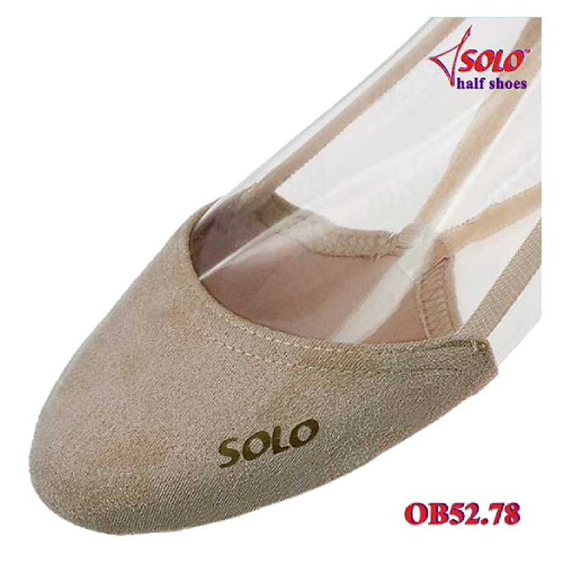 Half Socks Solo OB52 size M (36-37), col. Suntan