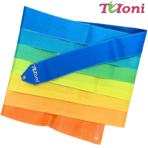 Лента TULONI T1237 4м, цв. BUxGxO, вискоза