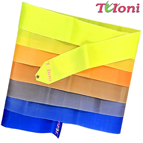 Лента TULONI T1237 4м, цв. YxOxBU, вискоза