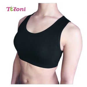 Short Tanktop Tuloni TK-08 s. 36 (128-134) col. Black