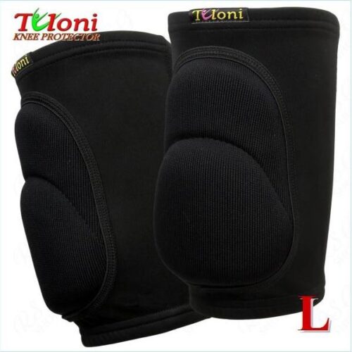 Pair of knee pads Tuloni Double - Black, Size L (15-18y)