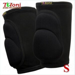 Pair of knee pads Tuloni Double - Black, Size S (8-12y)