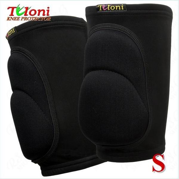 Pair of knee pads Tuloni Double - Black, Size S (8-12y)