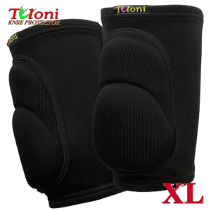 Pair of knee pads Tuloni Double - Black, Size XL (18y+)