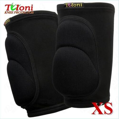Pair of knee pads Tuloni Double - Black, Size XS (4-8y)