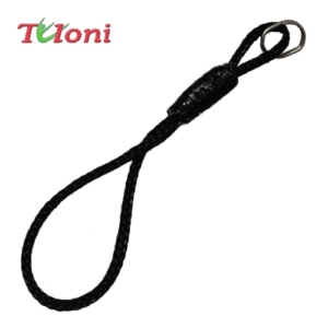 Savienojošā virkne kociņam un lentei Tuloni (1 gab.) Melna