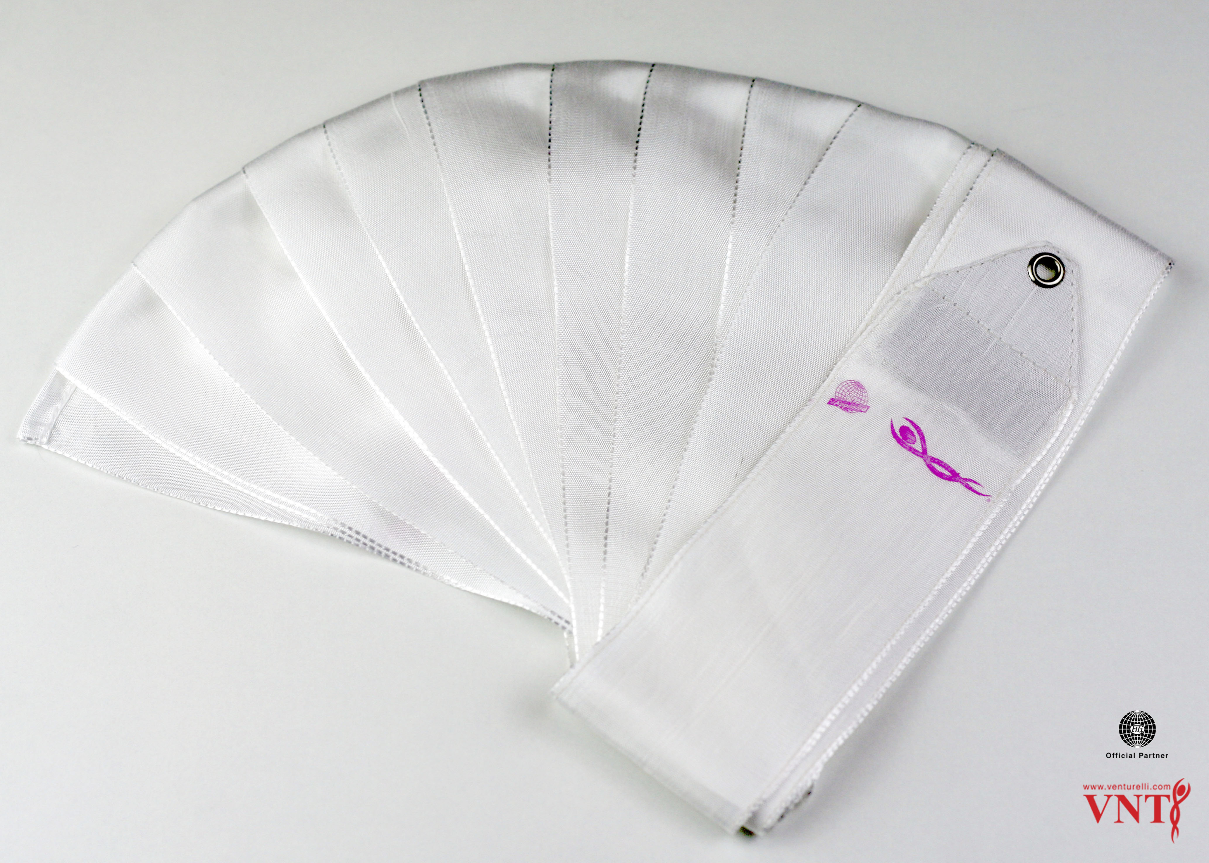 Lente Venturelli (kr. 001 Balta) 5m, viskoze, FIG Approved