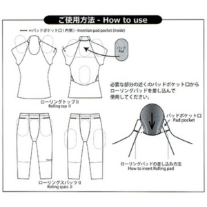 Spilventiņš topiem un leggingiem Chacott kr. Melna