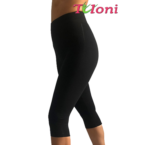 TULONI Leggings 3/4 Capri size 28 (104-110) col. Black